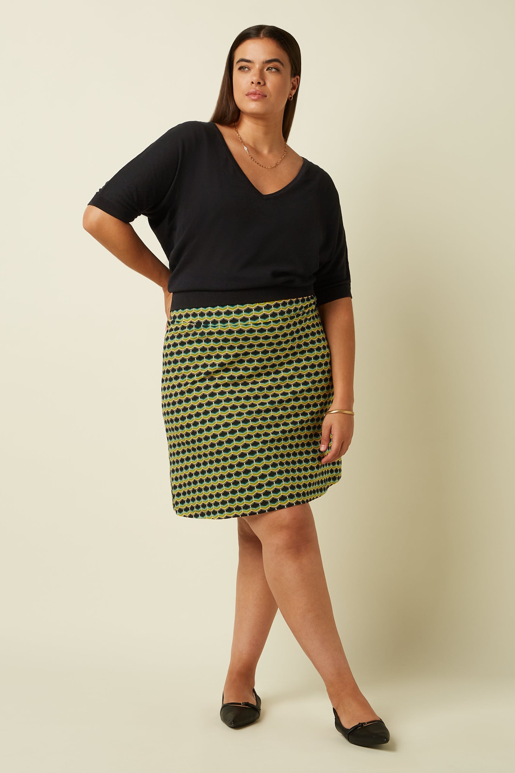 Border Skirt Drift - Ponderosa Green