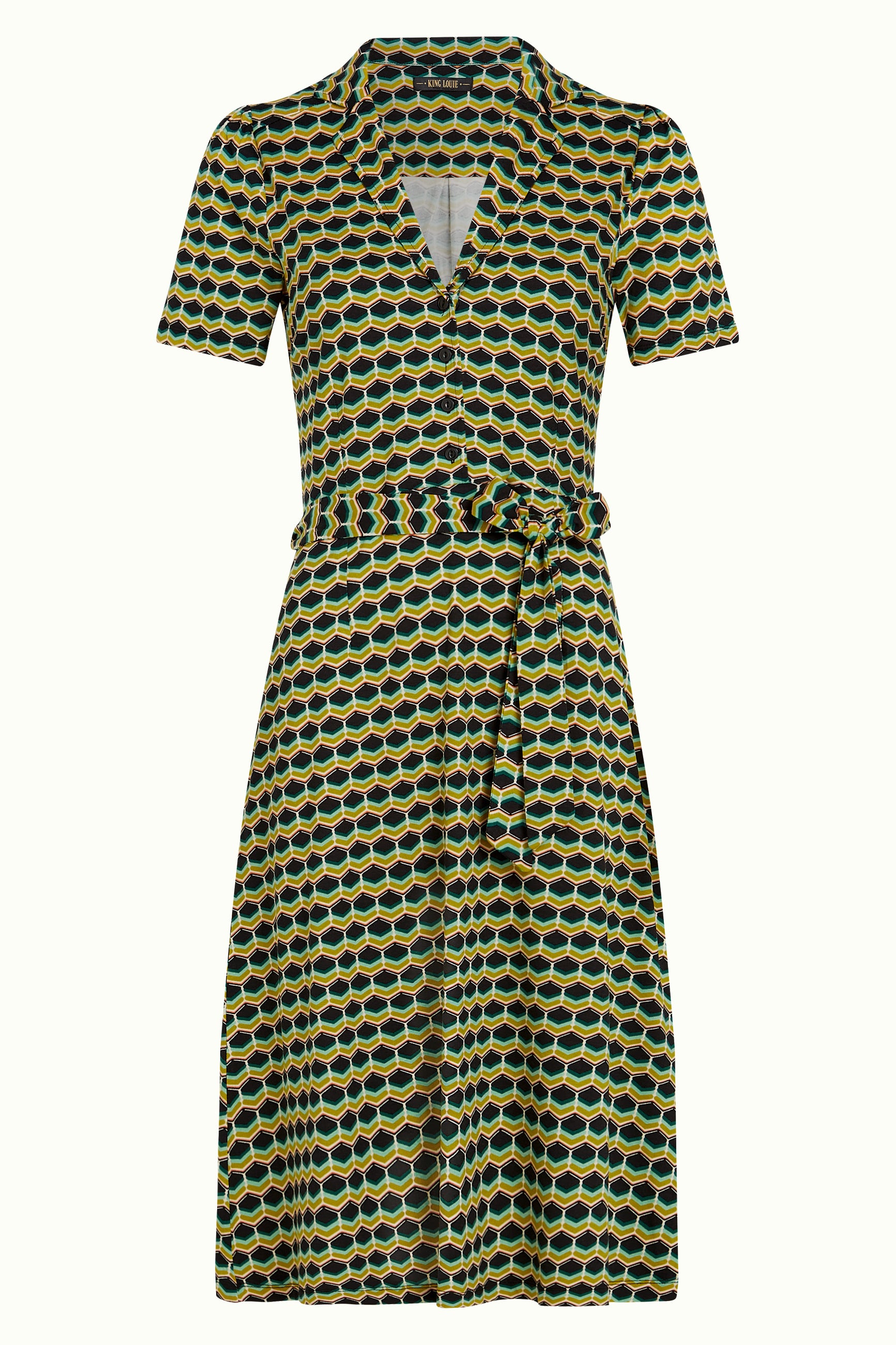 Lola Dress Drift - Ponderosa Green