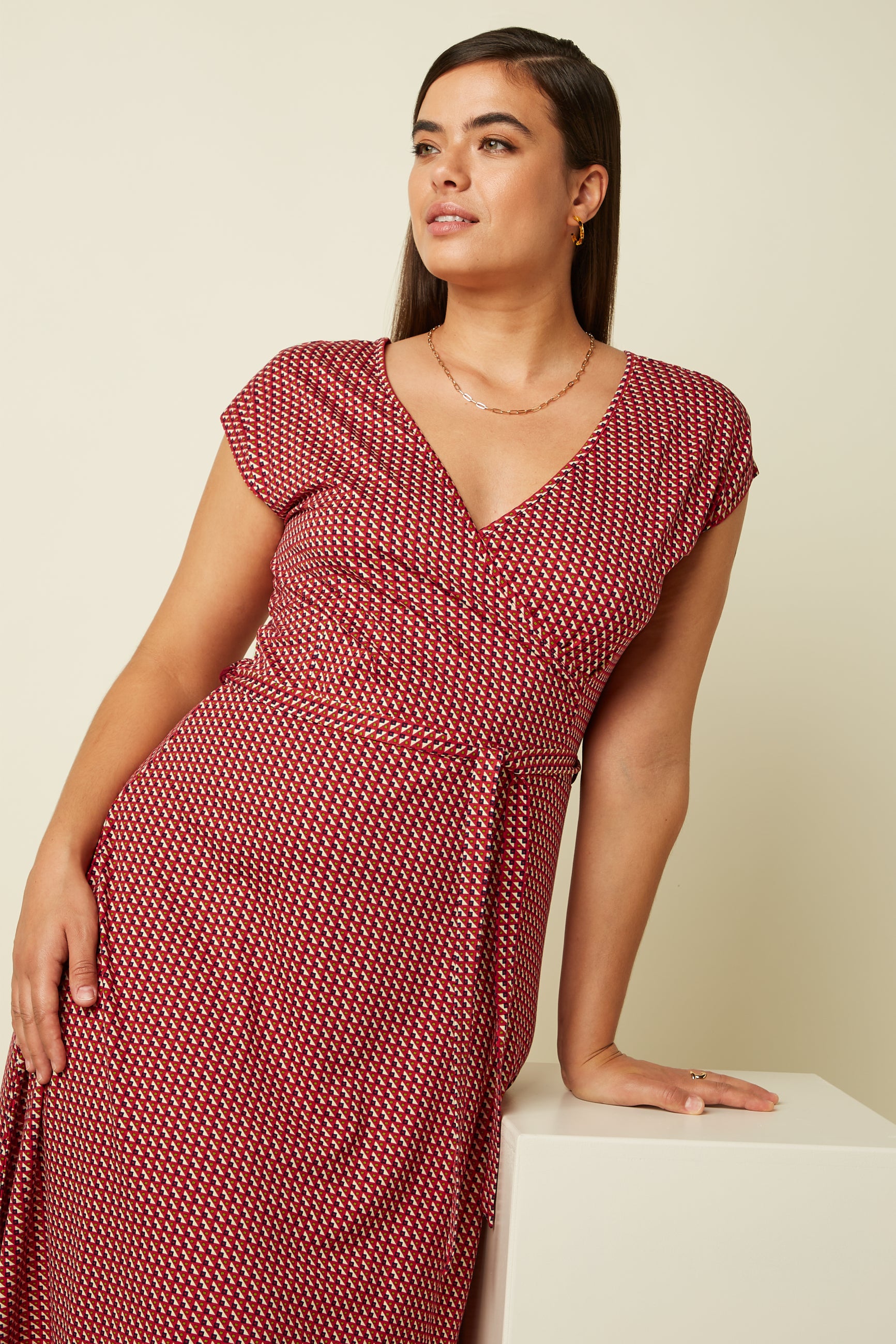 Mira Dress Bora Bora - Chili Red