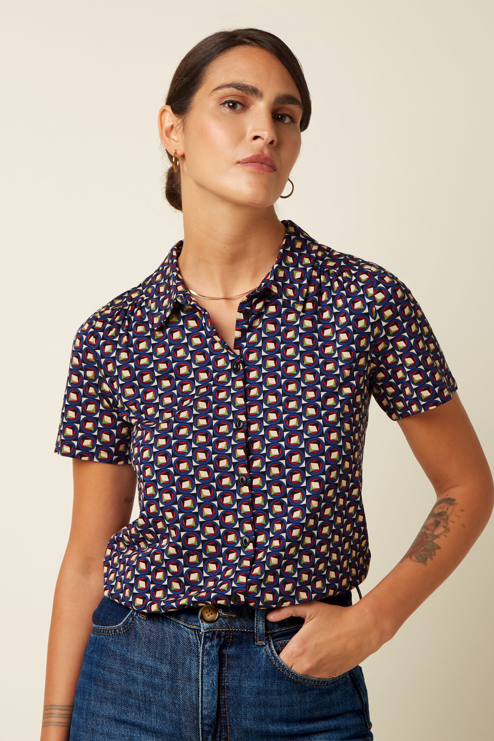 Maisie Blouse Fifi - Mazarine