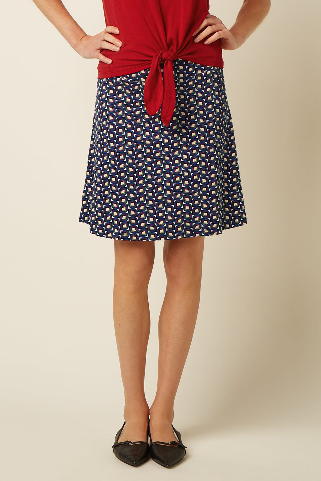 Border Skirt Fifi - Mazarine