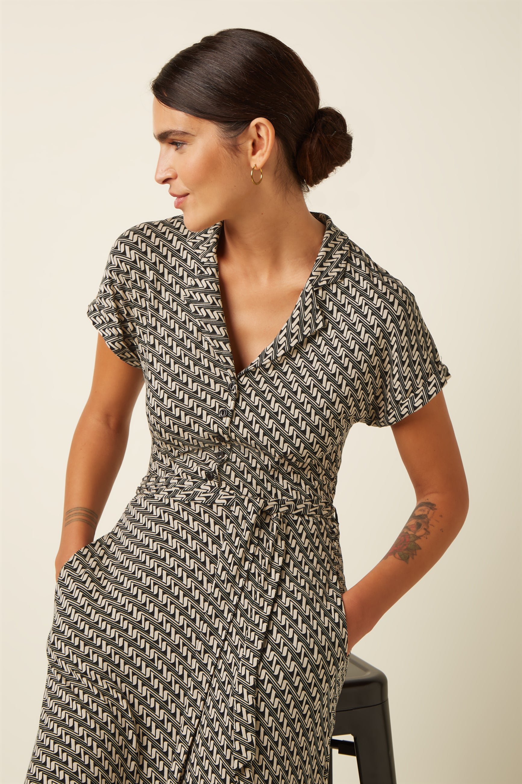 Darcy Dress Laguna - Black