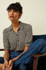 Carina Blouse Laguna - Black