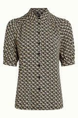 Carina Blouse Laguna - Black