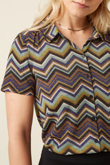 Maisie Blouse Shio - Strong Blue