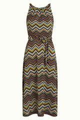 Hazel Dress Shio - Strong Blue