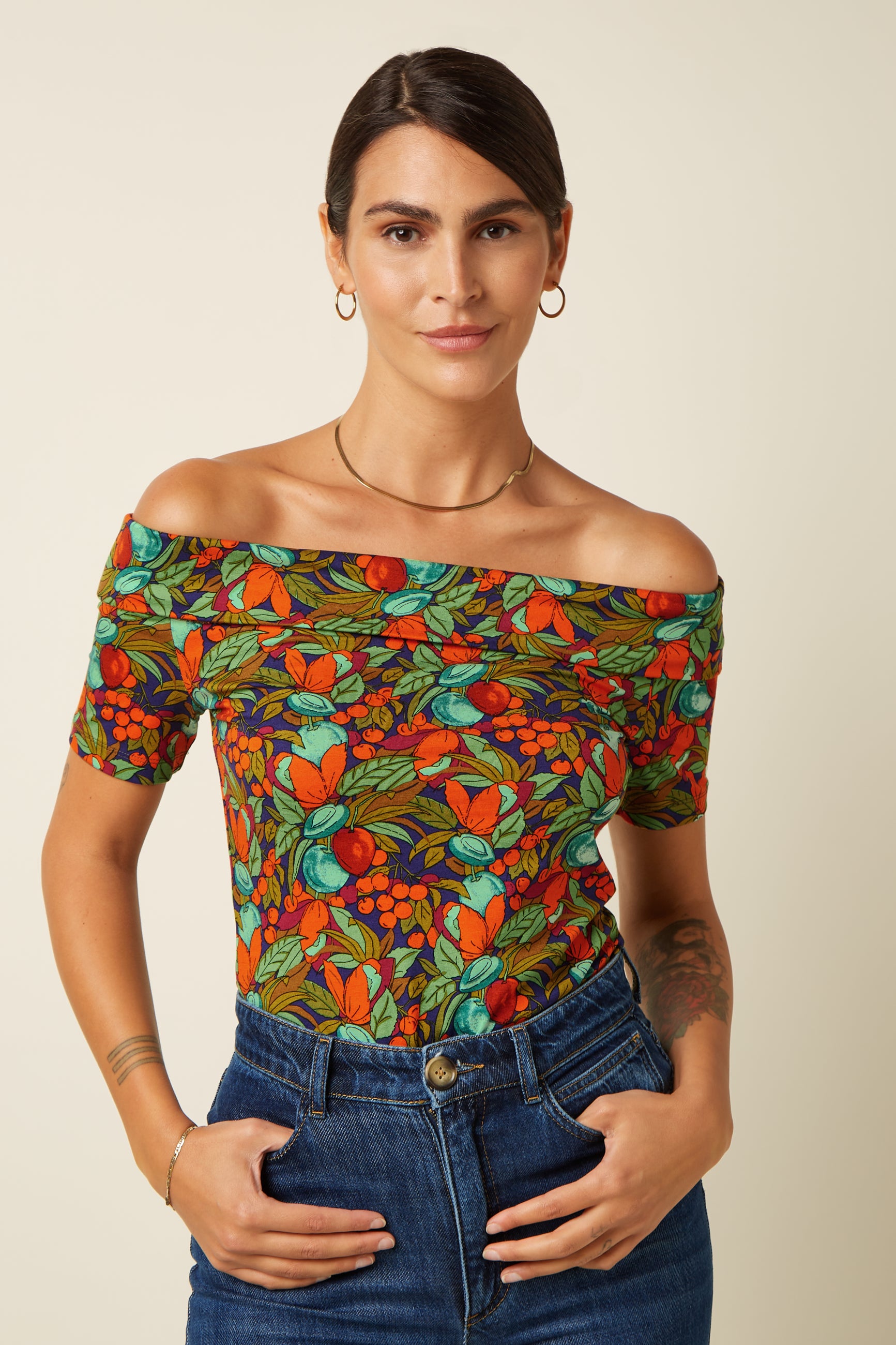 Nives Top Puerto - Strong Blue