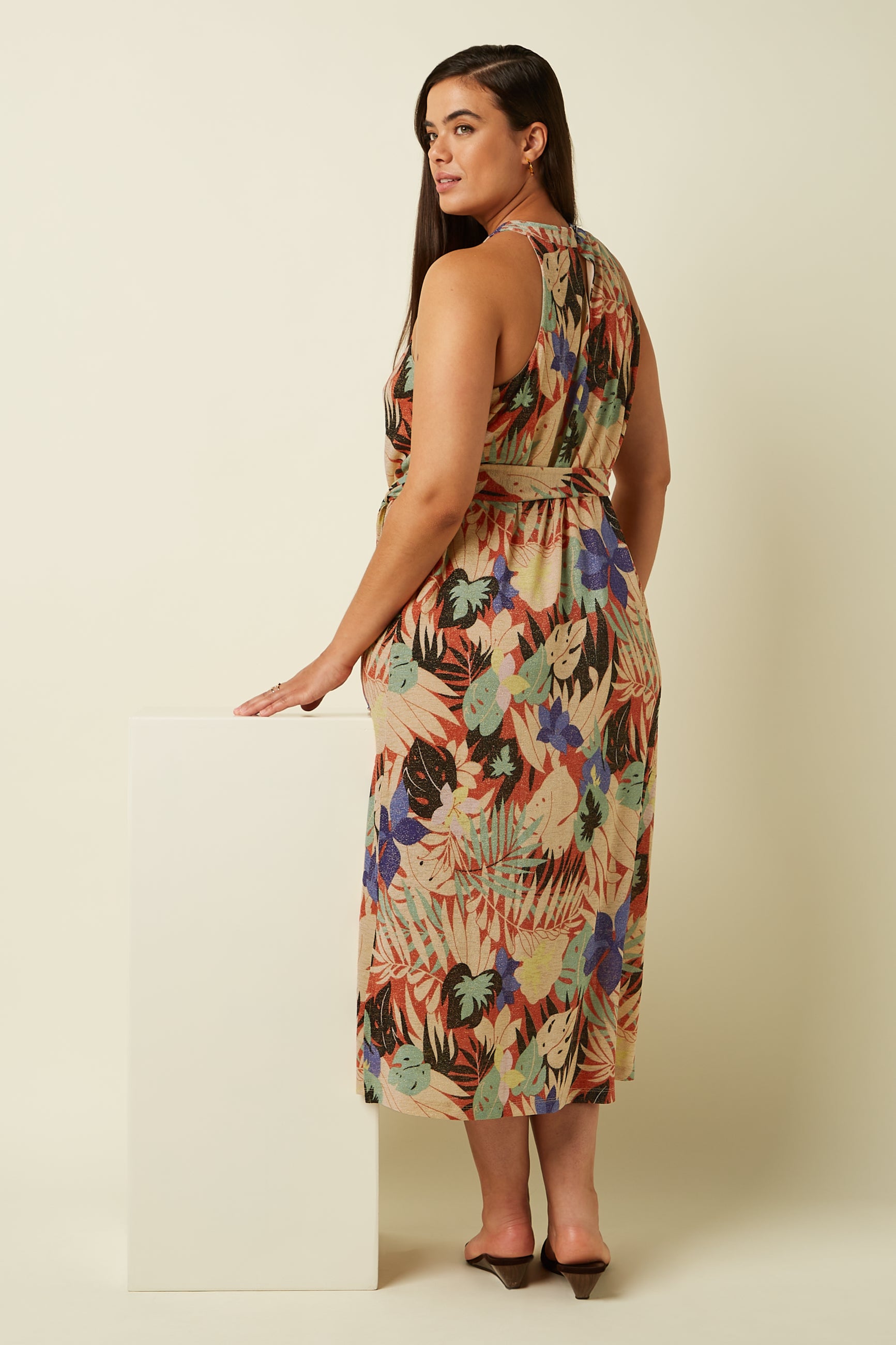 Virna Dress Mola - Langoustino Orange