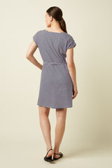Aria Tunic Dress Mariniere Stripe - Beacon Blue