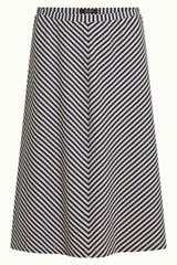 Juno Panel Skirt Mariniere Stripe - Beacon Blue