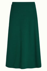 Juno Skirt Milano Crepe - Botanical Green