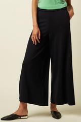 Border Palazzo Cropped Pants Milano Uni