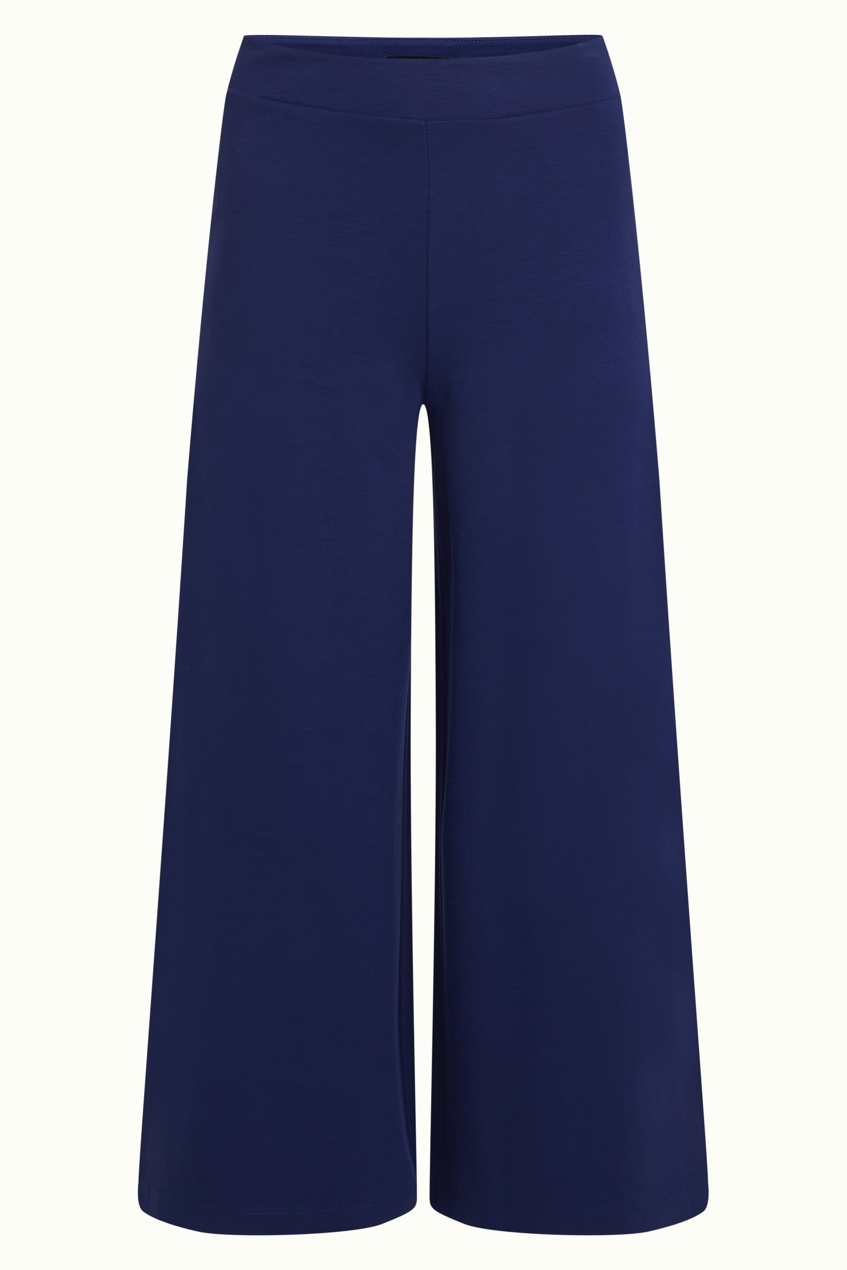 Border Palazzo Cropped Pants Milano Uni - Beacon Blue