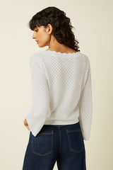 Audrey Top Rocky Ajour  - White