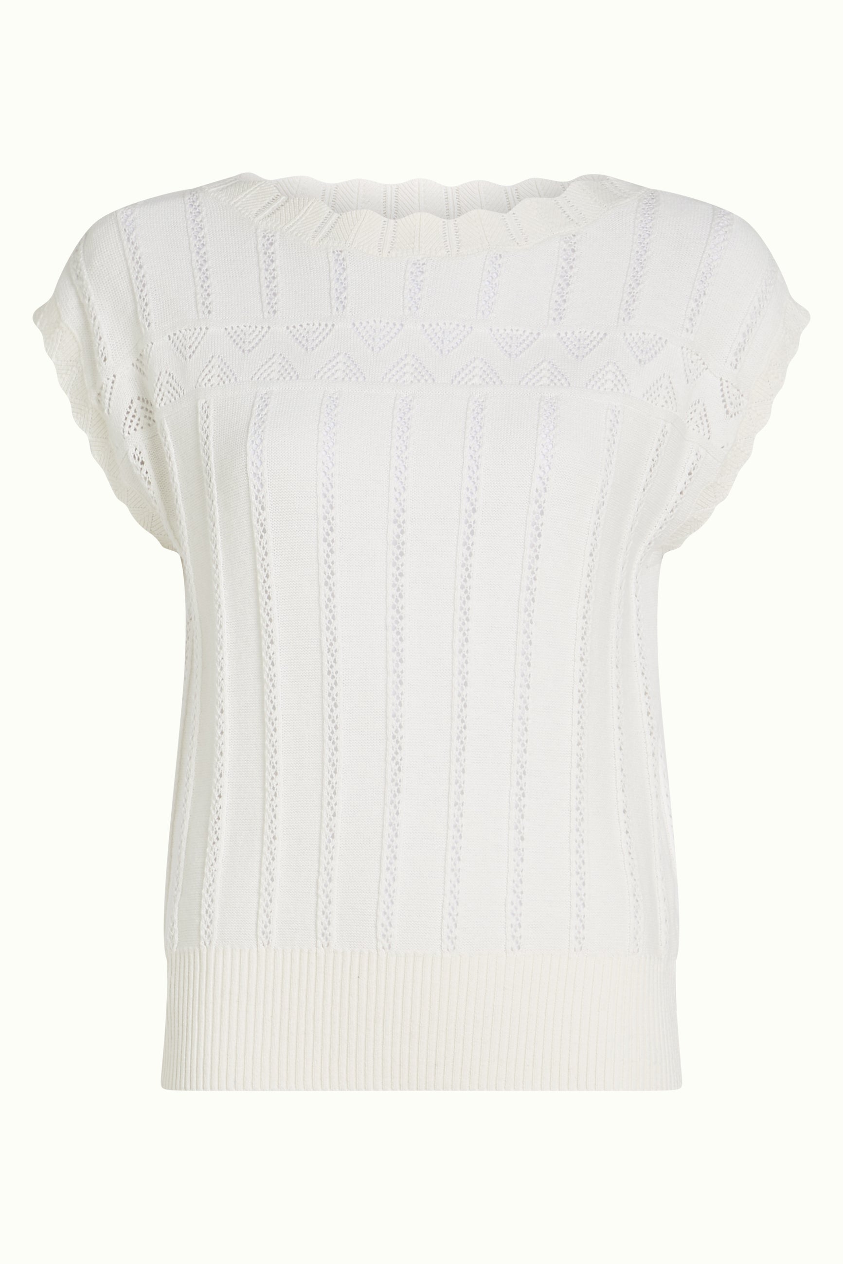Liora Top Rocky Ajour - White