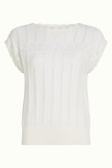 Liora Top Rocky Ajour - White