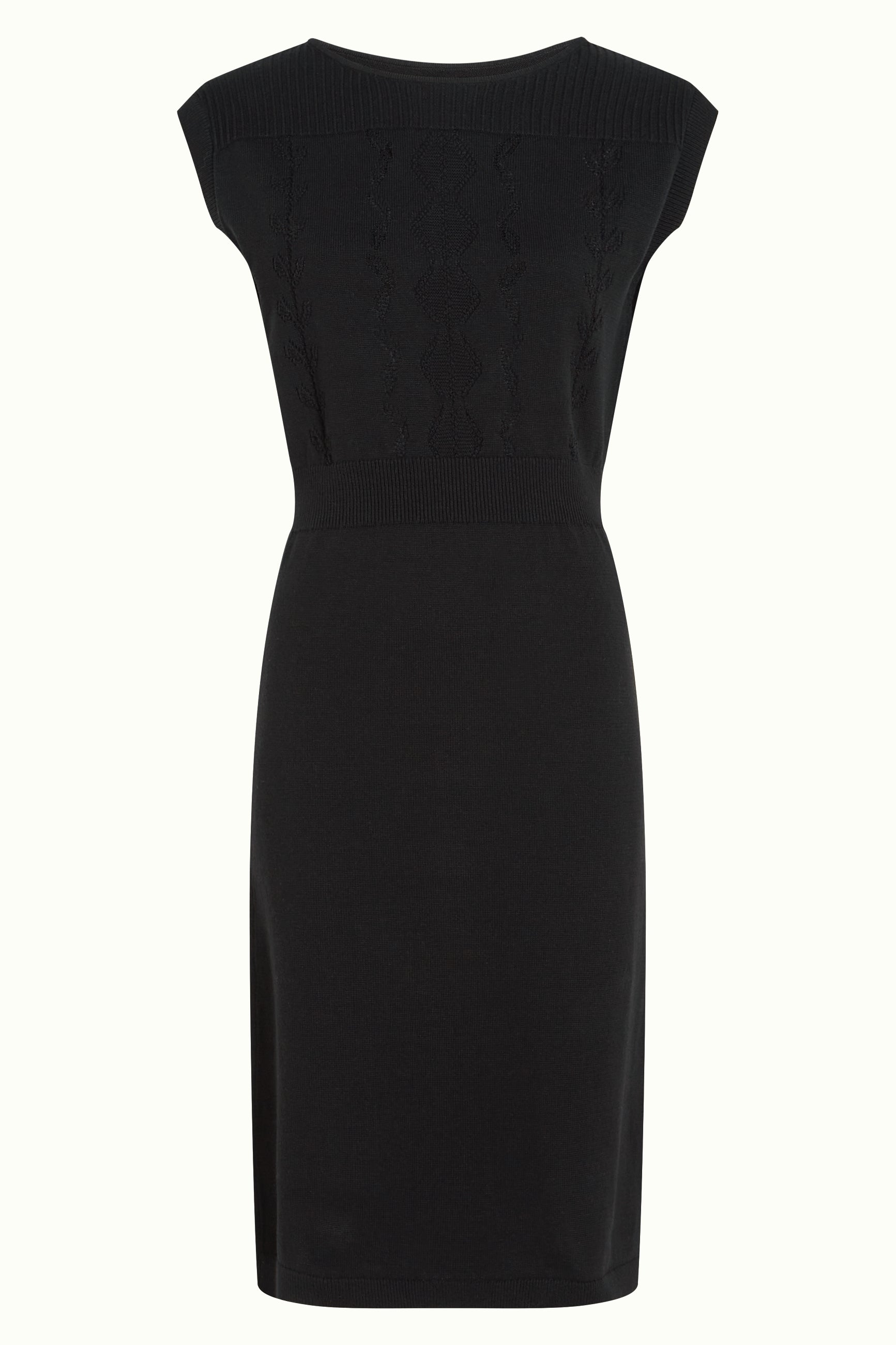 Lina Dress Rocky Ajour - Black