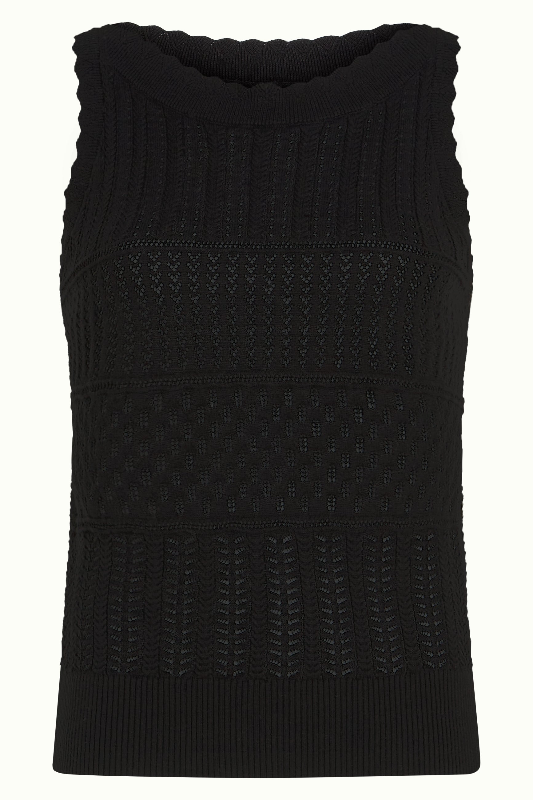 Nicky Top Rocky Ajour - Black