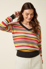 Mauve V Top Basile - Multi Color