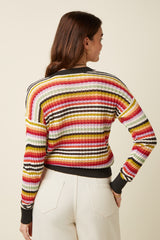 Mauve V Top Basile - Multi Color