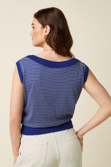 Eva Knit Top D' Oleron - Mazarine
