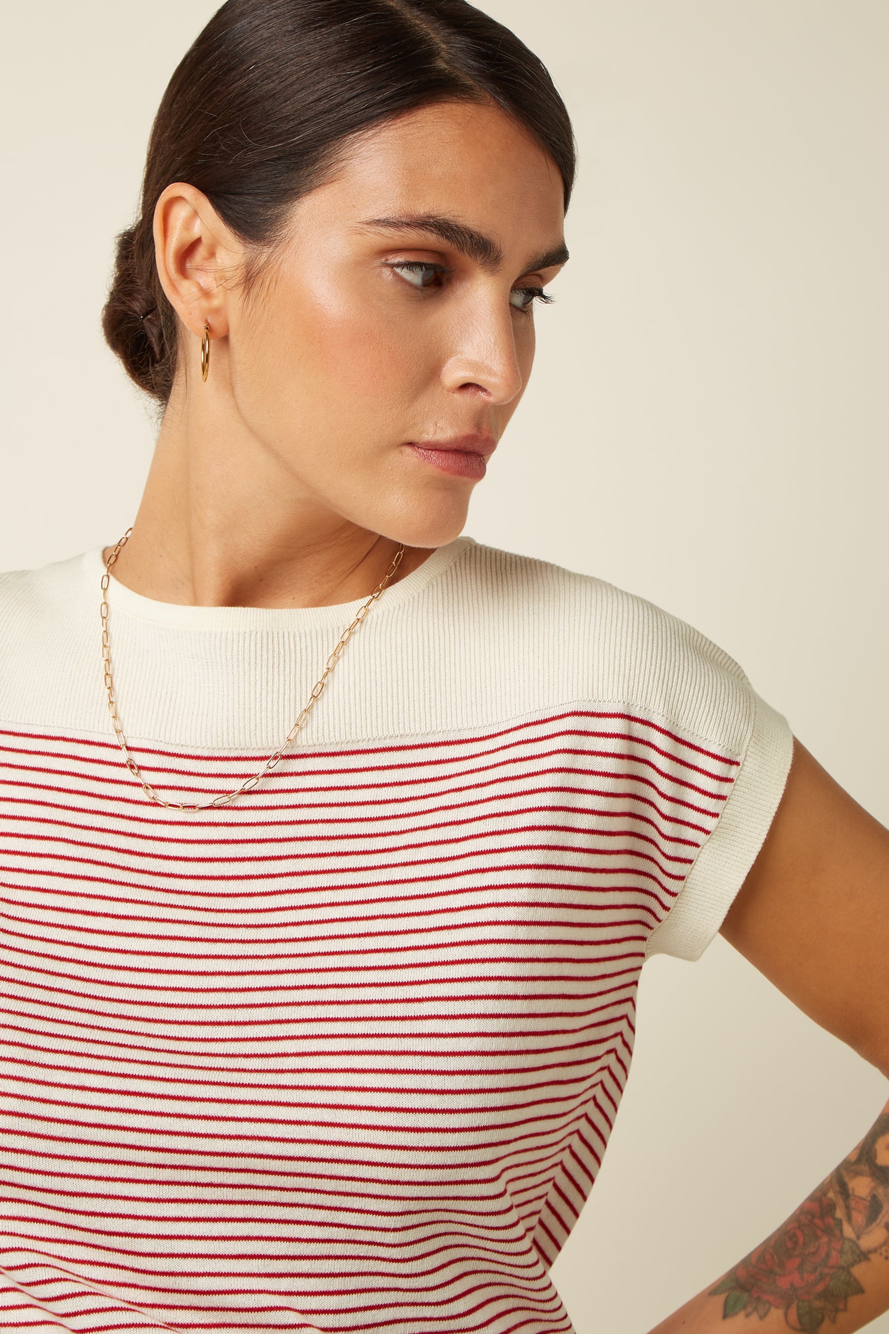 Lina Top D'Oleron - Chili Red