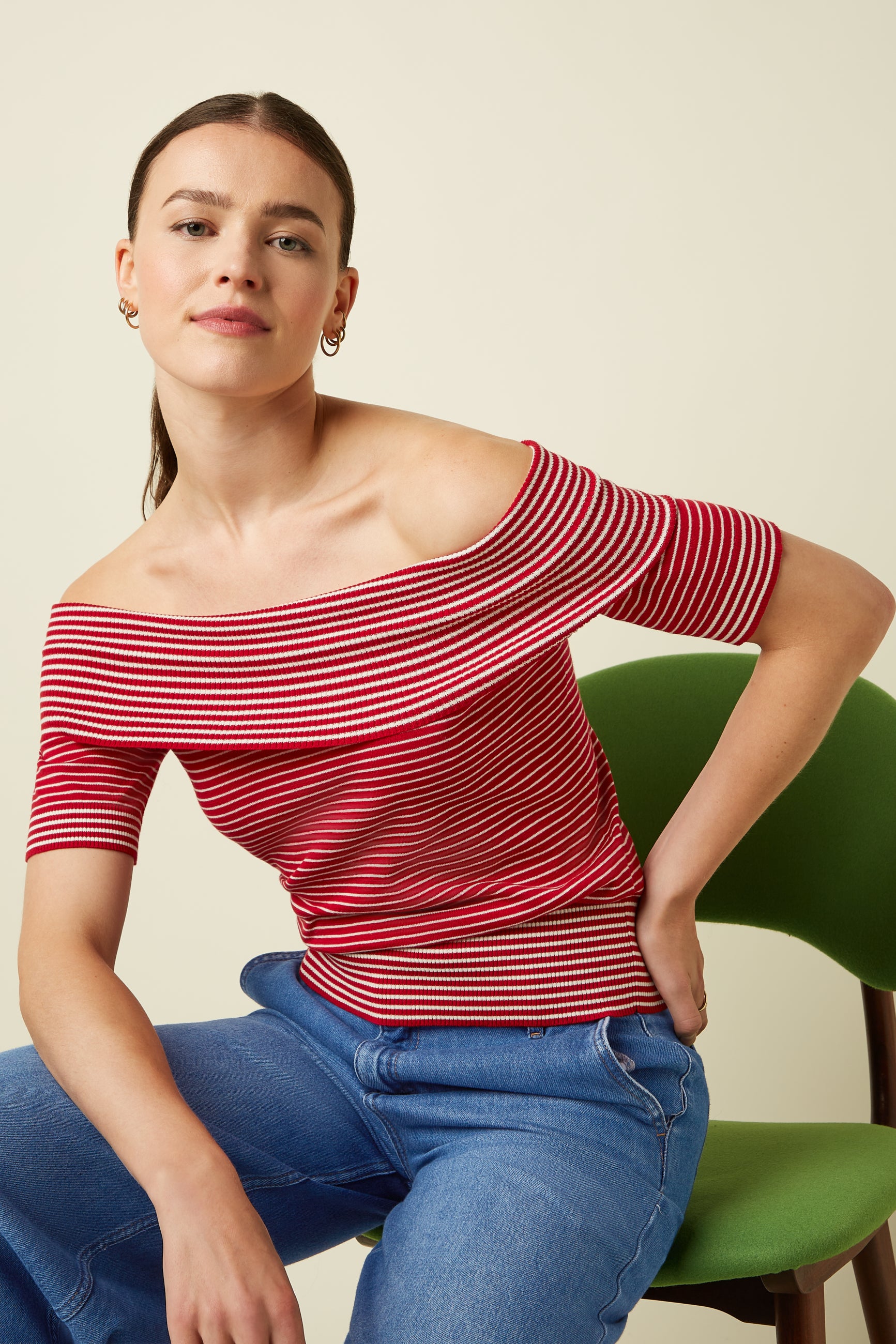 Nives Top D'Oleron - Chili Red