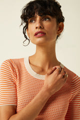 Agnes Top Denis - Nectarine Orange