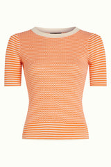 Agnes Top Denis - Nectarine Orange