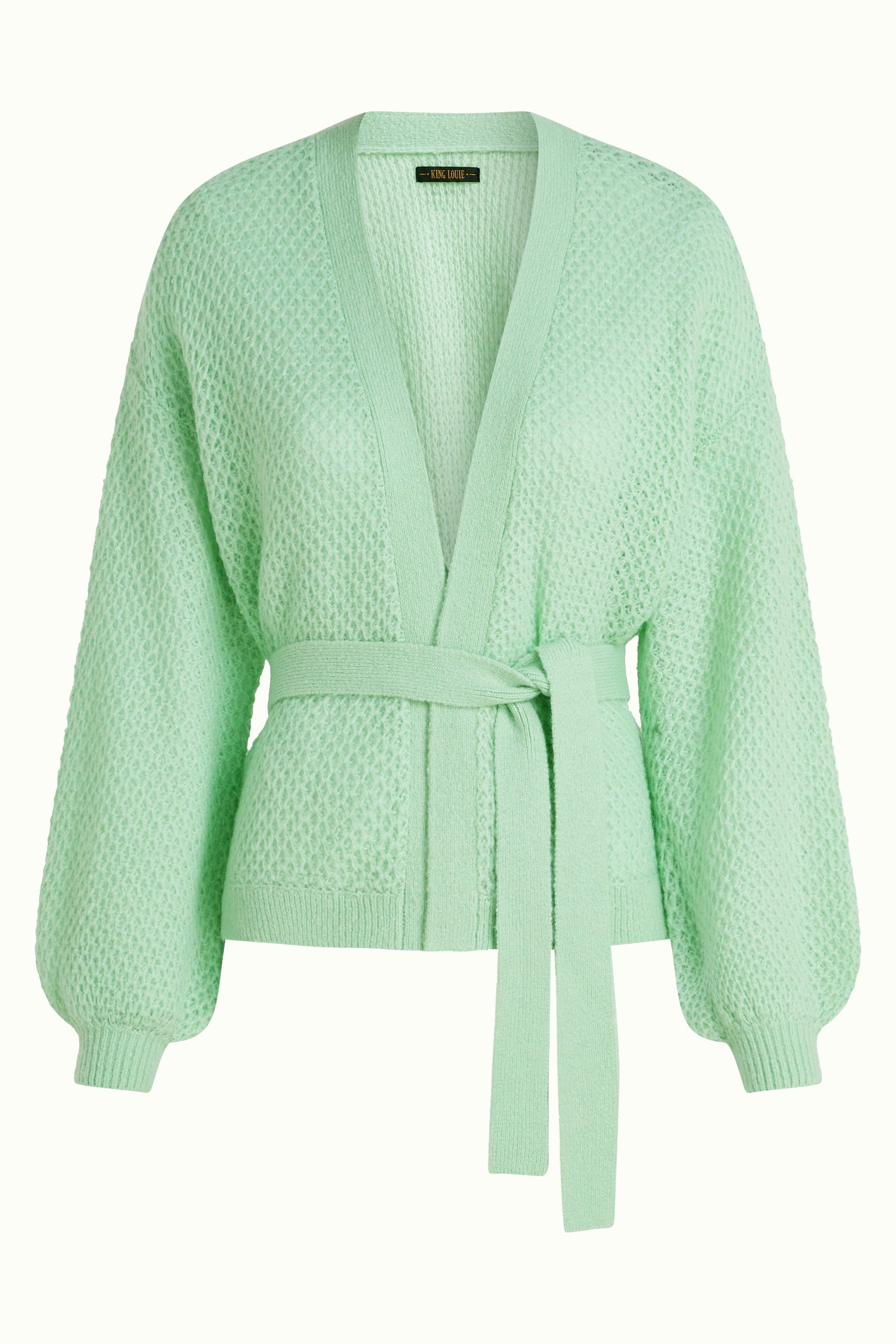 Cardi Loose Farfalle - Cameo Green