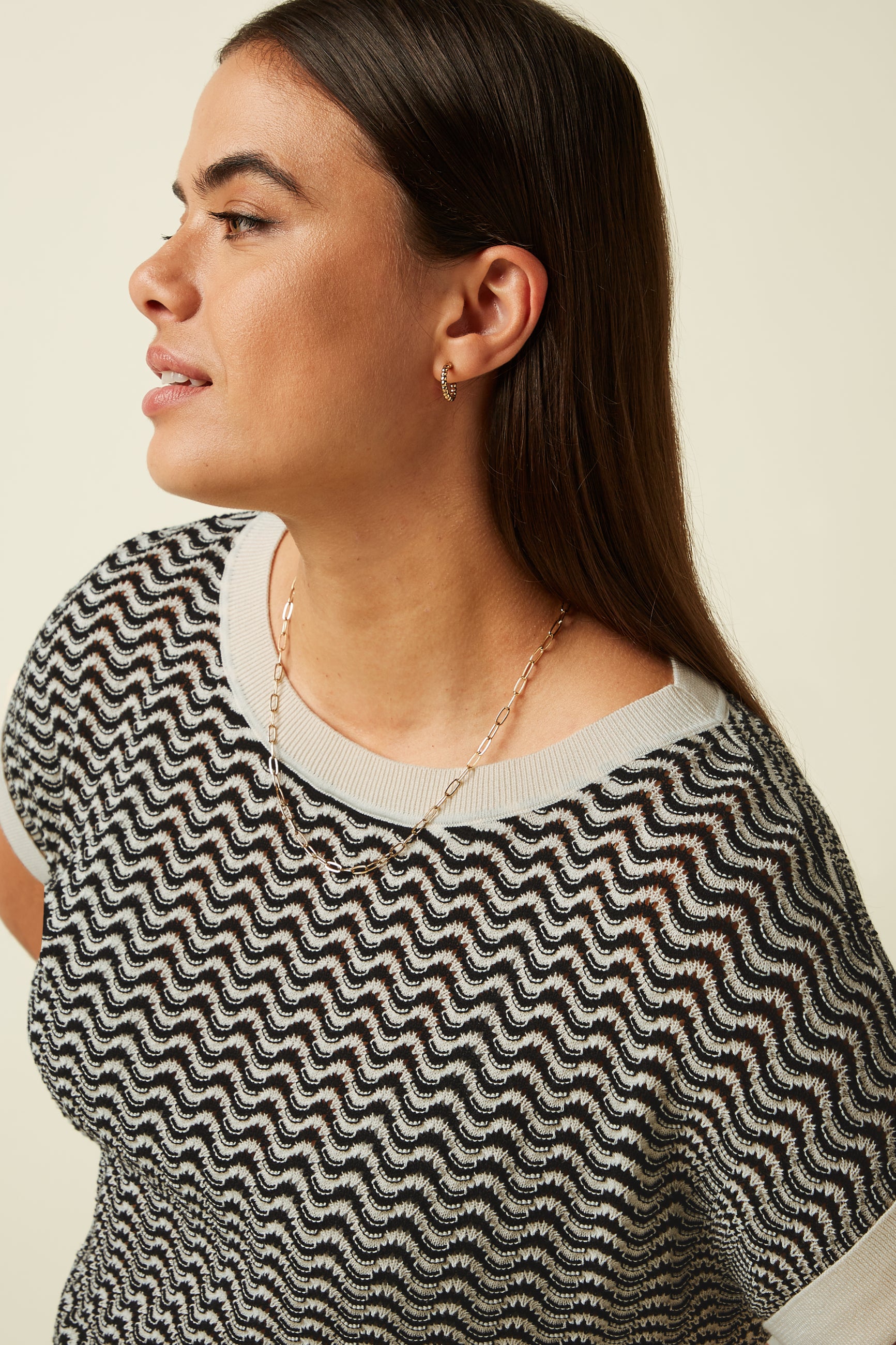 Boatneck Top Tide - Cream