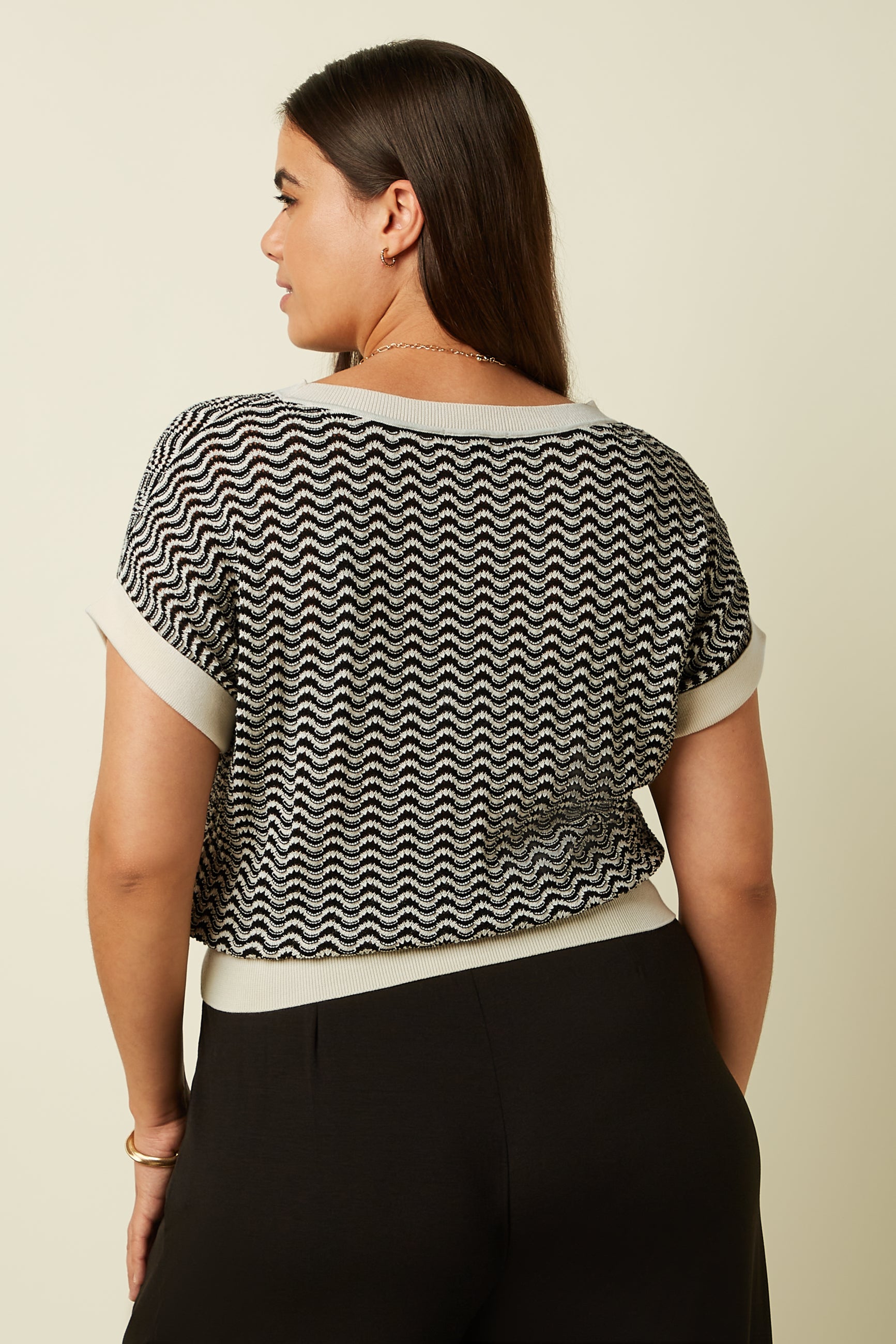 Boatneck Top Tide - Cream