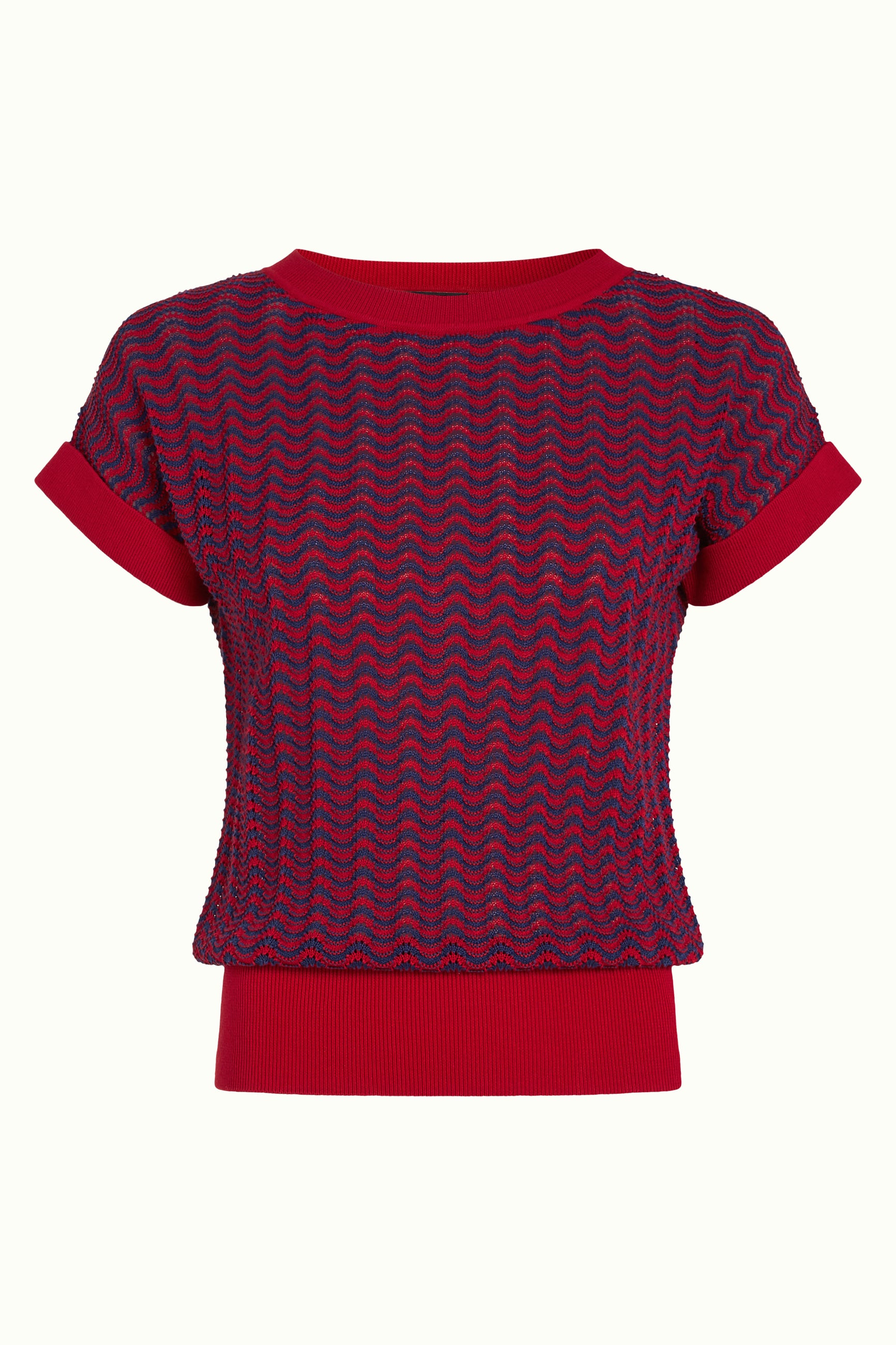 Boatneck Top Tide - Chili Red