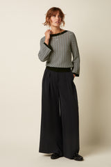 Audrey Trumpet Sleeve Tide - Cream