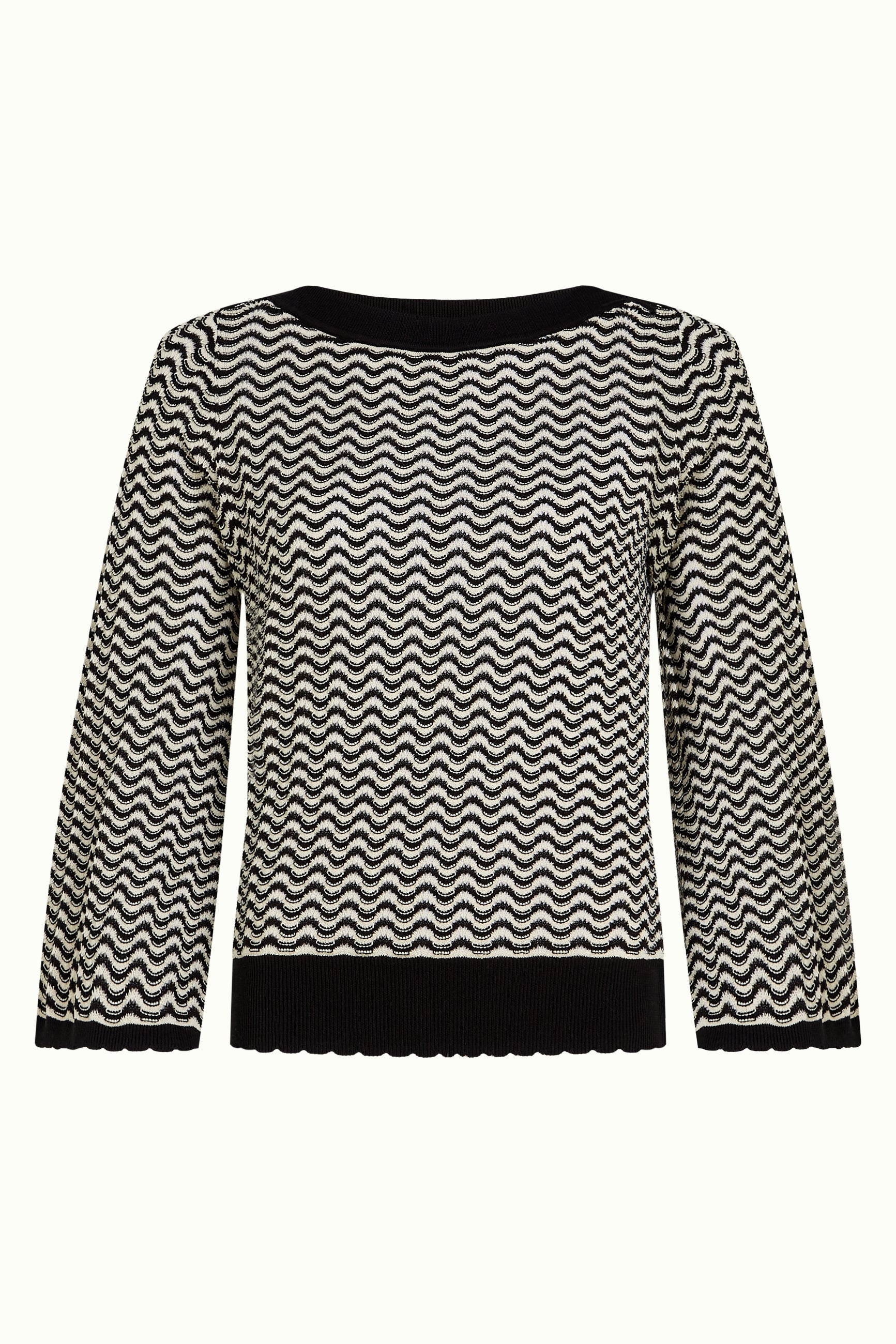 Audrey Trumpet Sleeve Tide - Cream