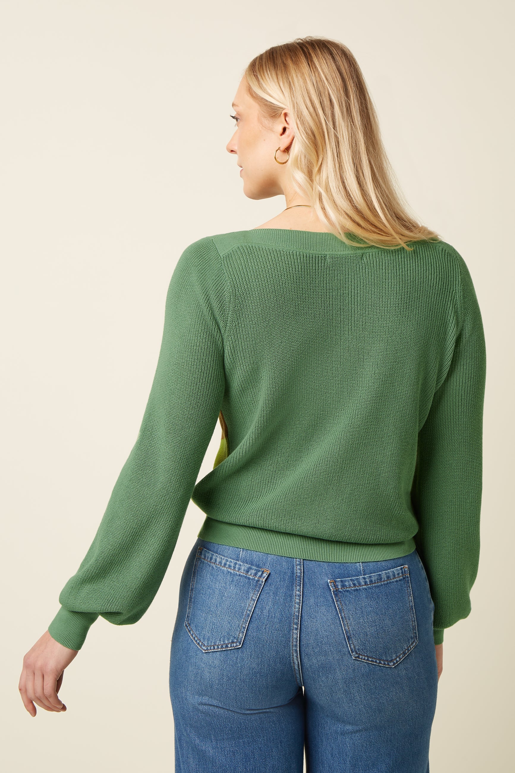 Audrey Bell Top Wonder - Green Envy