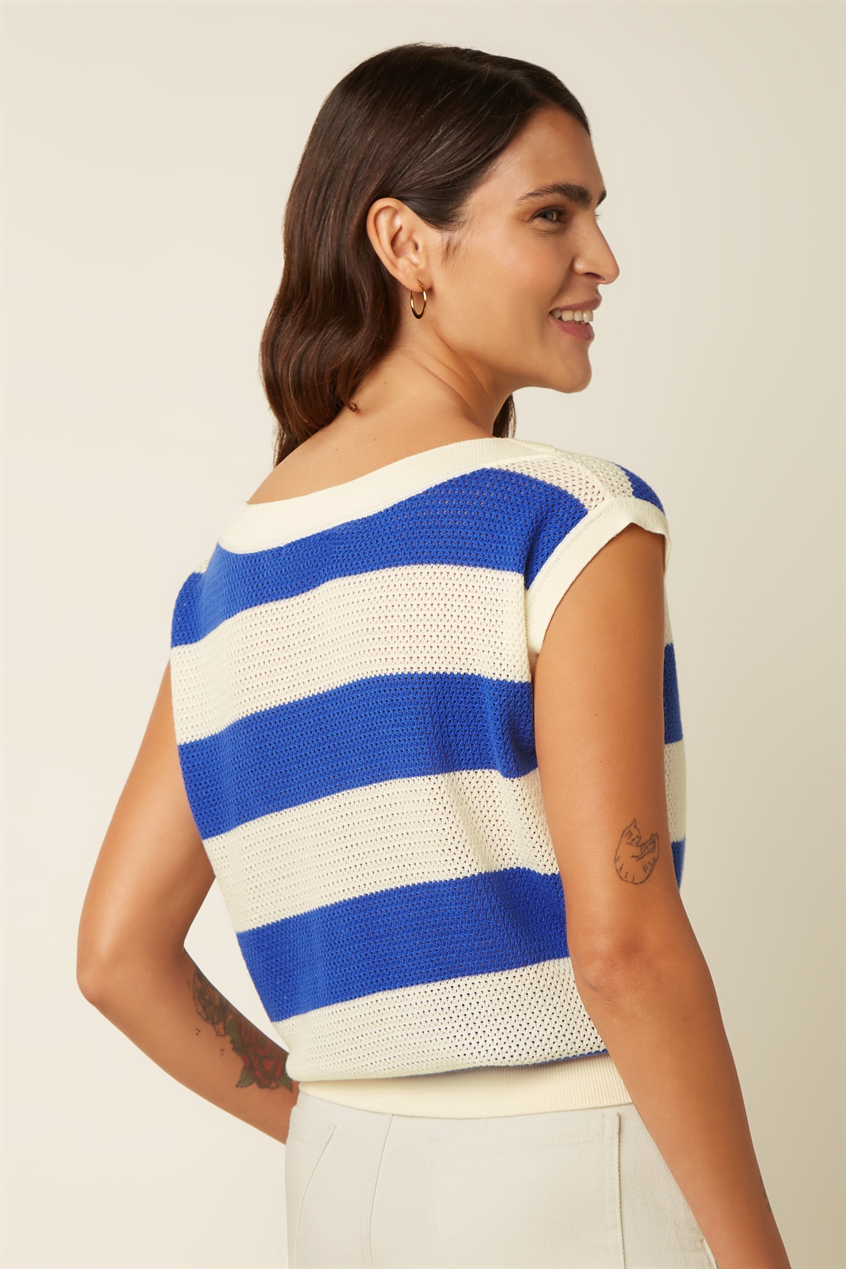 Eva Knit Top Capella - Amparo Blue