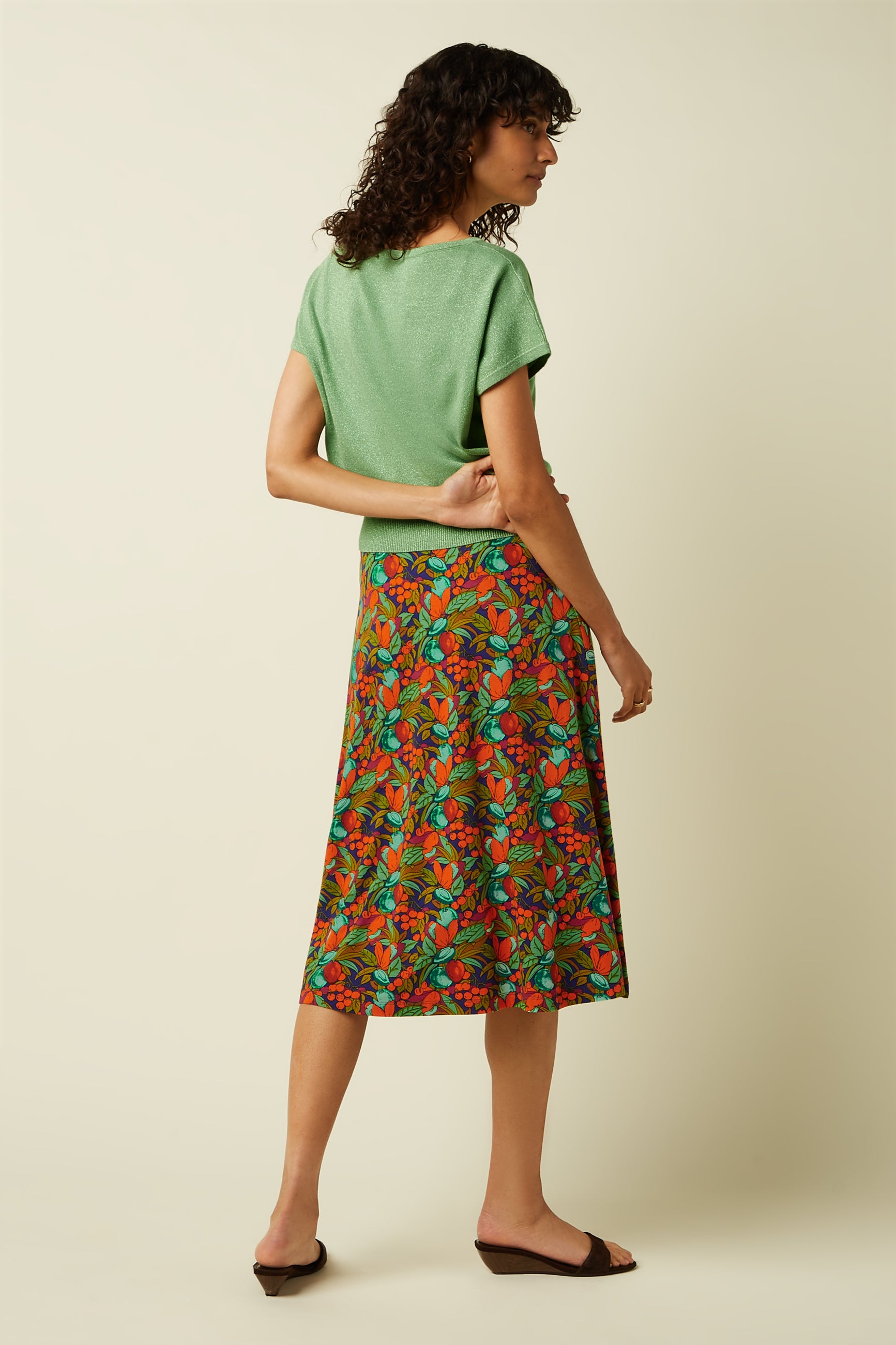 Laia Knit Top Lapis - Shade Green