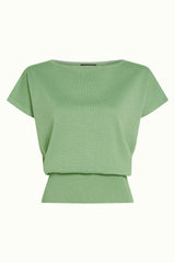 Laia Knit Top Lapis - Shade Green