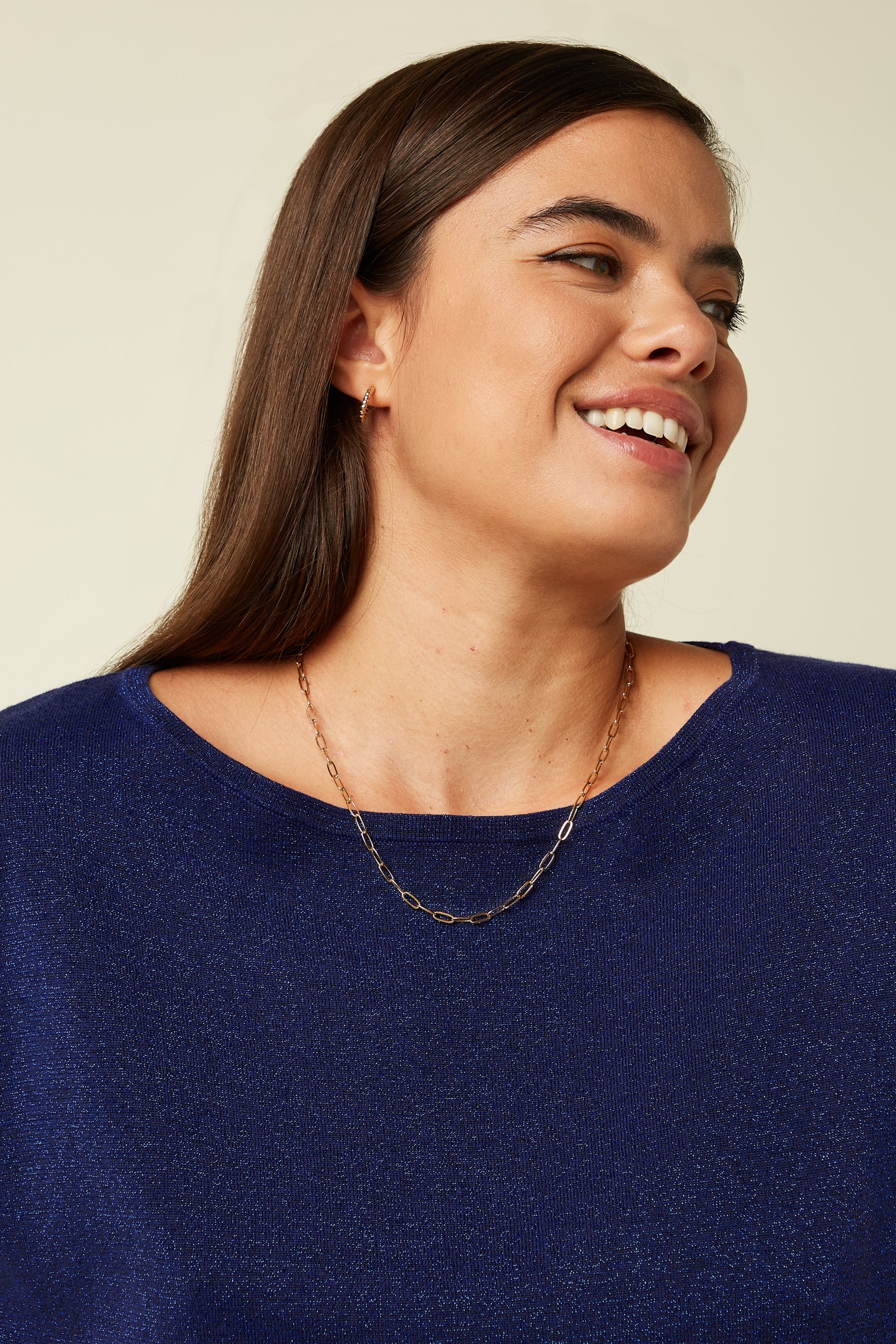 Laia Knit Top Lapis - Beacon Blue