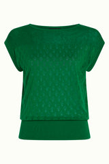 Lina Top Mateo Knit - Very Green