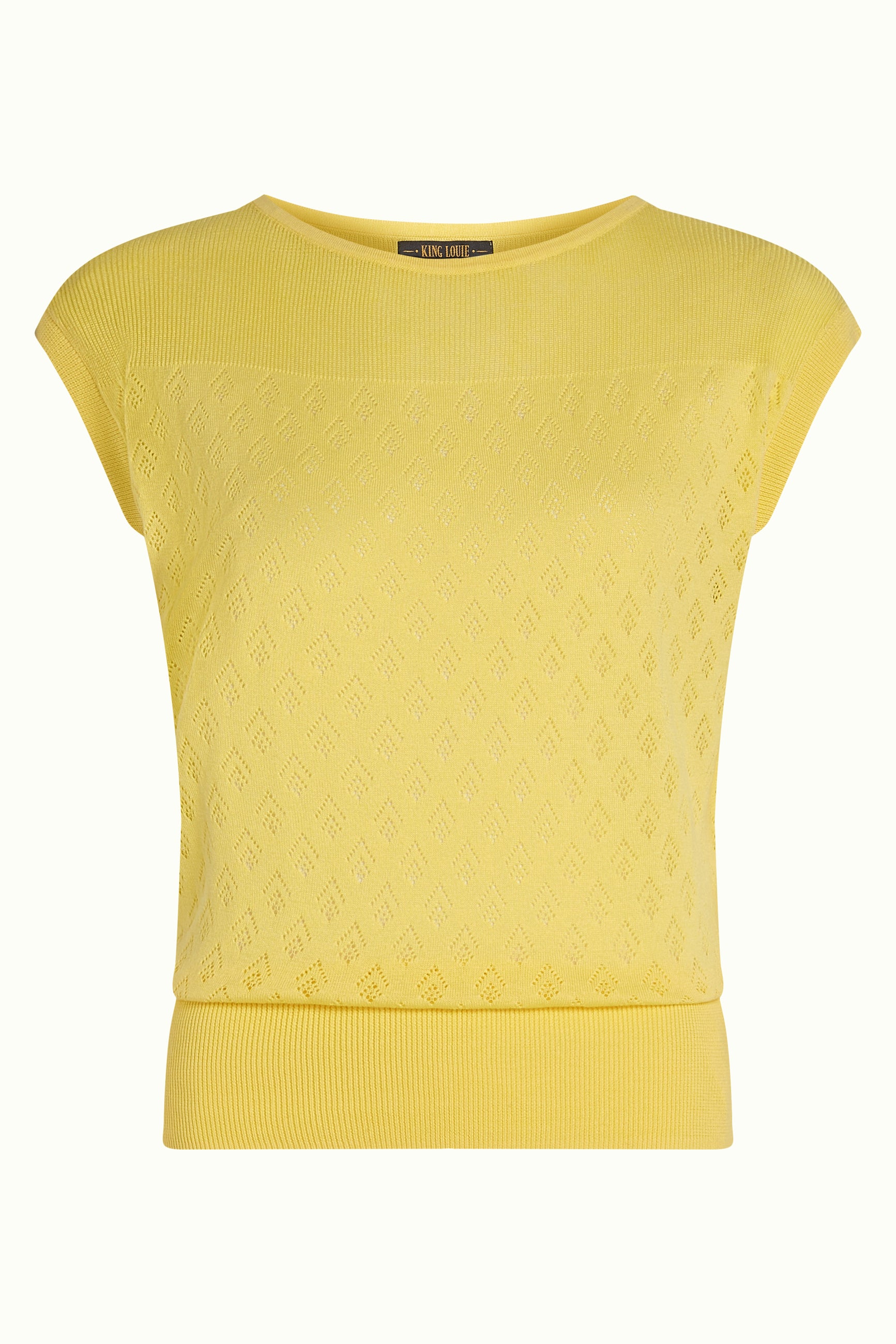 Lina Top Mateo Knit - Yellow Cream