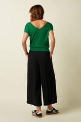 Double V Top Mateo Knit - Very Green