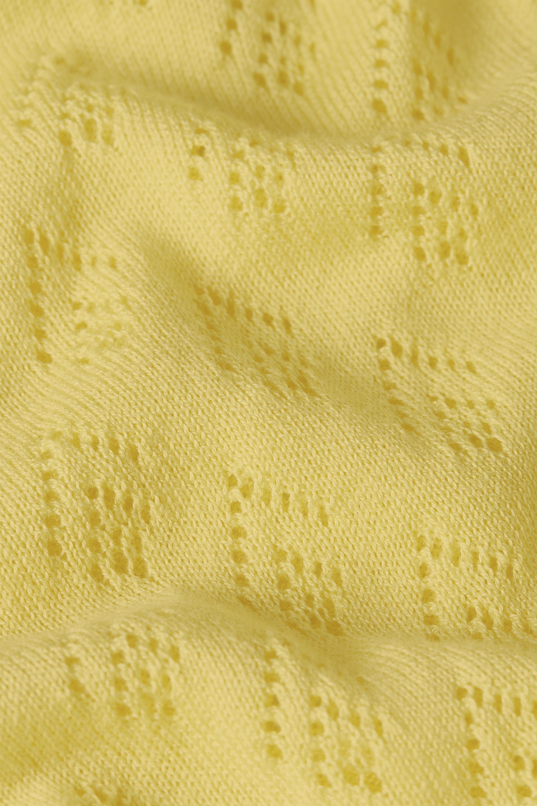Double V Top Mateo Knit - Yellow Cream