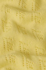 Double V Top Mateo Knit - Yellow Cream