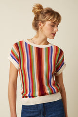 Boatneck Top Molo - Multi Color