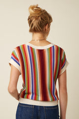 Boatneck Top Molo - Multi Color