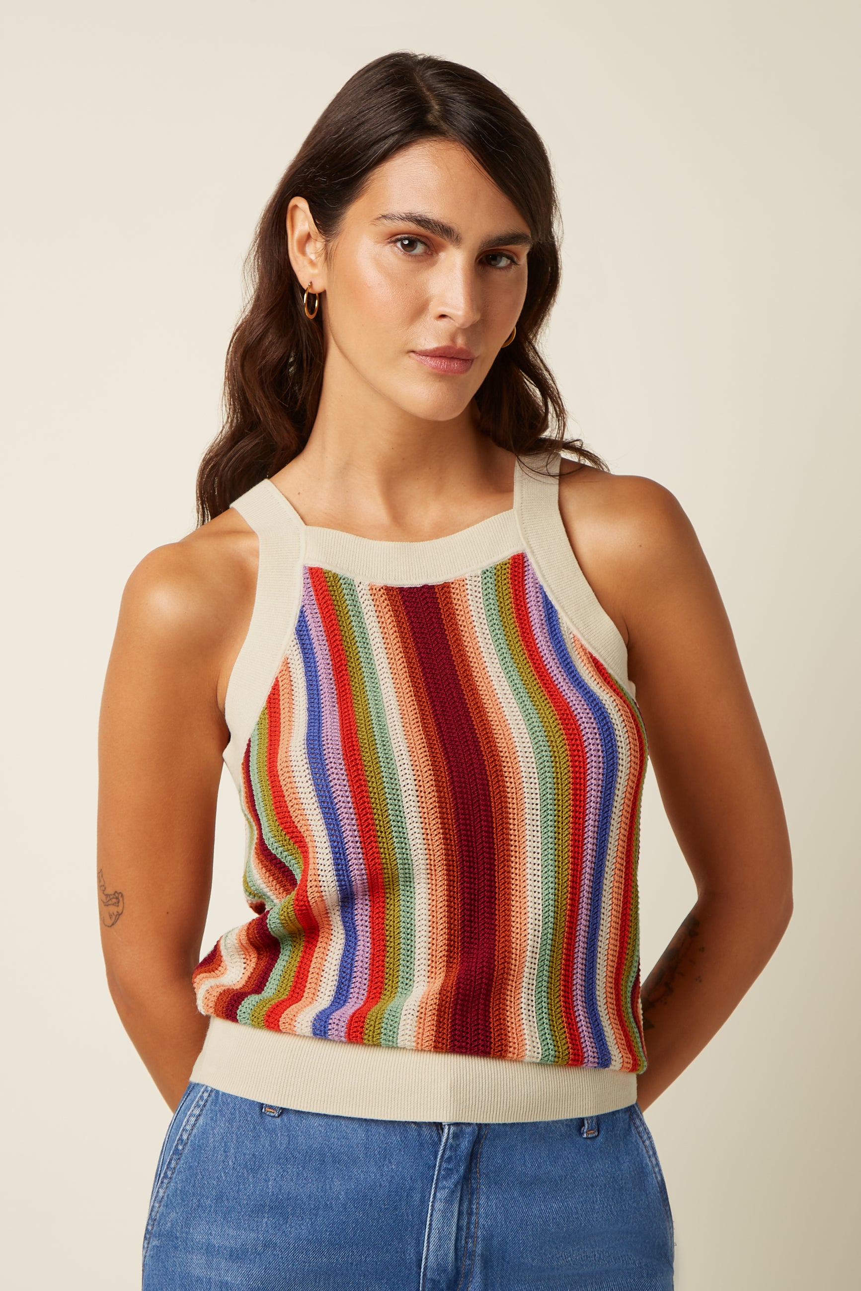 Sofie Top Molo - Multi Color