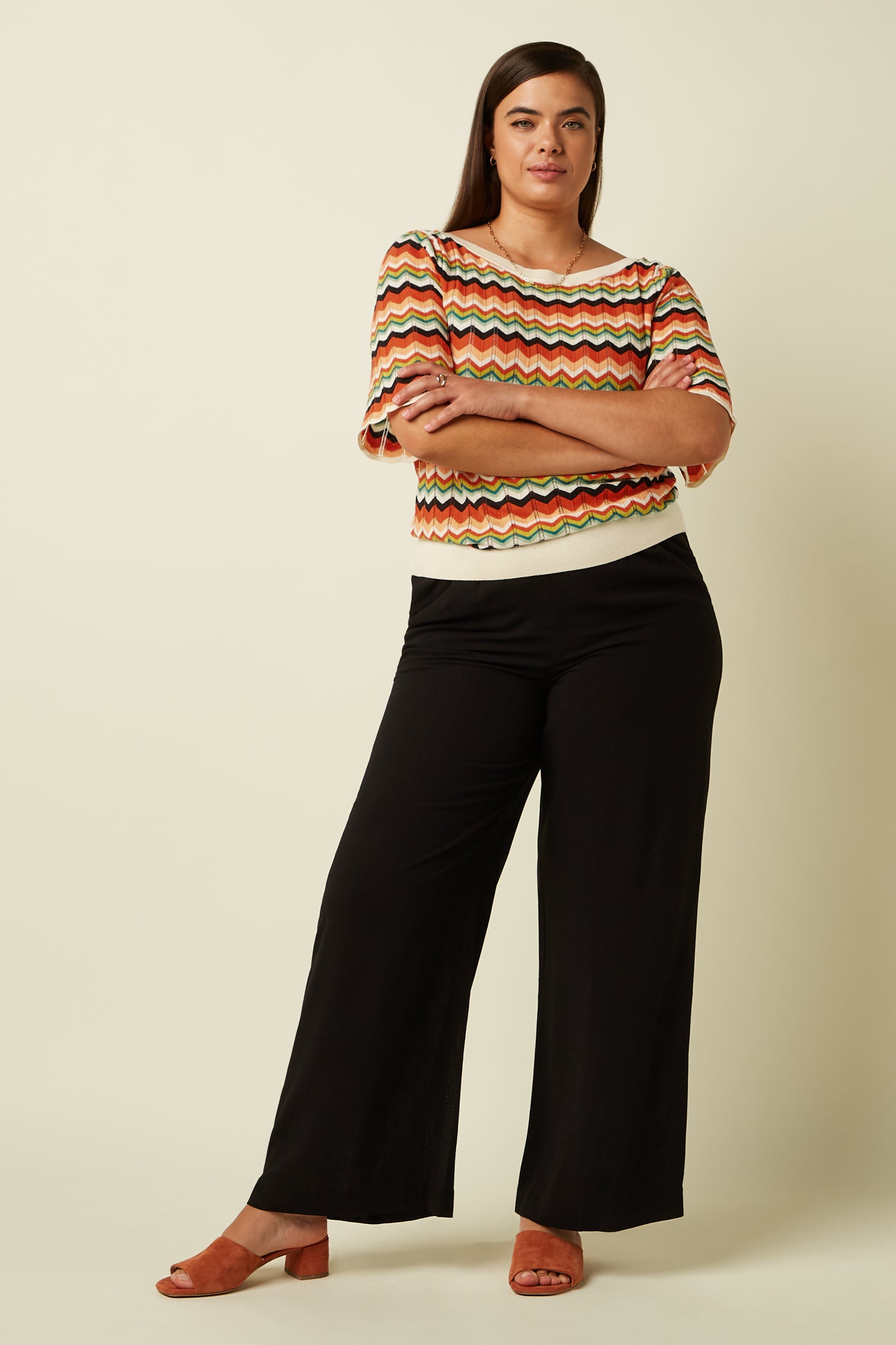 Ivy Top Wide Sleeve Le Roy - Multi Color