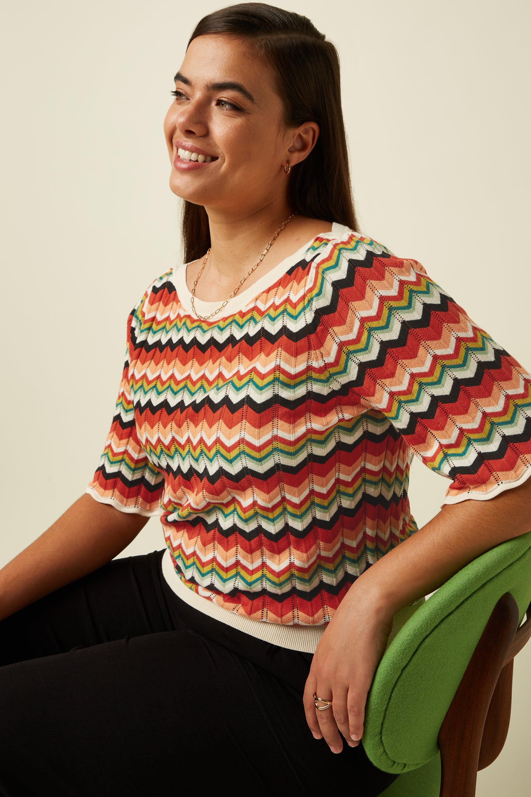 Ivy Top Wide Sleeve Le Roy - Multi Color